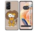 Funda Silicona compatible con Xiaomi Redmi Note 12 Pro 4G diseño Leon Dibujos