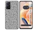 Funda Silicona compatible con Xiaomi Redmi Note 12 Pro 4G diseño Letras Dibujos