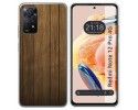 Funda Silicona compatible con Xiaomi Redmi Note 12 Pro 4G diseño Madera Dibujos