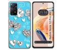 Funda Silicona compatible con Xiaomi Redmi Note 12 Pro 4G diseño Mariposas Dibujos