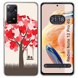 Funda Silicona compatible con Xiaomi Redmi Note 12 Pro 4G diseño Pajaritos Dibujos