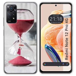 Funda Silicona compatible con Xiaomi Redmi Note 12 Pro 4G diseño Reloj Dibujos