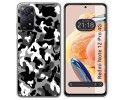 Funda Silicona compatible con Xiaomi Redmi Note 12 Pro 4G diseño Snow Camuflaje Dibujos