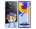 Funda Silicona Transparente compatible con Xiaomi Redmi Note 12 Pro+ Plus 5G diseño Cabra Dibujos