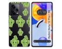 Funda Silicona Transparente compatible con Xiaomi Redmi Note 12 Pro+ Plus 5G diseño Cactus Dibujos