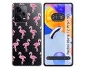 Funda Silicona Transparente compatible con Xiaomi Redmi Note 12 Pro+ Plus 5G diseño Flamenco Dibujos