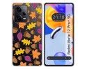 Funda Silicona Transparente compatible con Xiaomi Redmi Note 12 Pro+ Plus 5G diseño Otoño Dibujos