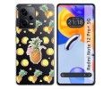 Funda Silicona Transparente compatible con Xiaomi Redmi Note 12 Pro+ Plus 5G diseño Piña Dibujos