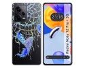 Funda Silicona Transparente compatible con Xiaomi Redmi Note 12 Pro+ Plus 5G diseño Plumas Dibujos
