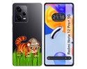 Funda Silicona Transparente compatible con Xiaomi Redmi Note 12 Pro+ Plus 5G diseño Tigre Dibujos