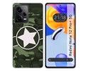 Funda Silicona compatible con Xiaomi Redmi Note 12 Pro+ Plus 5G diseño Camuflaje 01 Dibujos