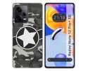 Funda Silicona compatible con Xiaomi Redmi Note 12 Pro+ Plus 5G diseño Camuflaje 02 Dibujos