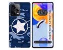 Funda Silicona compatible con Xiaomi Redmi Note 12 Pro+ Plus 5G diseño Camuflaje 03 Dibujos
