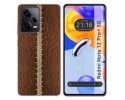 Funda Silicona compatible con Xiaomi Redmi Note 12 Pro+ Plus 5G diseño Cuero 01 Dibujos