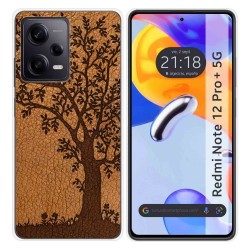 Funda Silicona compatible con Xiaomi Redmi Note 12 Pro+ Plus 5G diseño Cuero 03 Dibujos