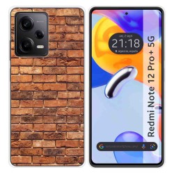 Funda Silicona compatible con Xiaomi Redmi Note 12 Pro+ Plus 5G diseño Ladrillo 04 Dibujos