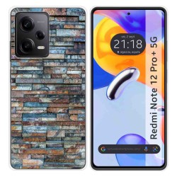 Funda Silicona compatible con Xiaomi Redmi Note 12 Pro+ Plus 5G diseño Ladrillo 05 Dibujos
