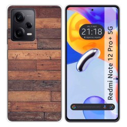 Funda Silicona compatible con Xiaomi Redmi Note 12 Pro+ Plus 5G diseño Madera 03 Dibujos