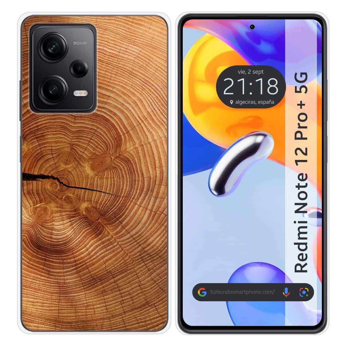 Funda Silicona compatible con Xiaomi Redmi Note 12 Pro+ Plus 5G diseño Madera 04 Dibujos