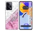 Funda Silicona compatible con Xiaomi Redmi Note 12 Pro+ Plus 5G diseño Mármol 03 Dibujos