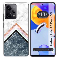 Funda Silicona compatible con Xiaomi Redmi Note 12 Pro+ Plus 5G diseño Mármol 05 Dibujos