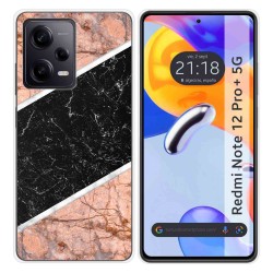 Funda Silicona compatible con Xiaomi Redmi Note 12 Pro+ Plus 5G diseño Mármol 07 Dibujos