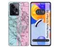 Funda Silicona compatible con Xiaomi Redmi Note 12 Pro+ Plus 5G diseño Mármol 08 Dibujos