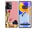 Funda Silicona compatible con Xiaomi Redmi Note 12 Pro+ Plus 5G diseño Brochas Dibujos