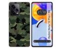 Funda Silicona compatible con Xiaomi Redmi Note 12 Pro+ Plus 5G diseño Camuflaje Dibujos