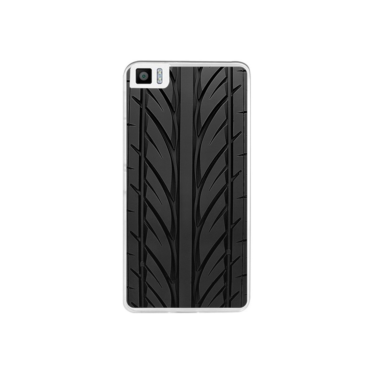 Funda Gel Tpu para Bq Aquaris M5.5 / M 2017 Diseño Neumatico Dibujos