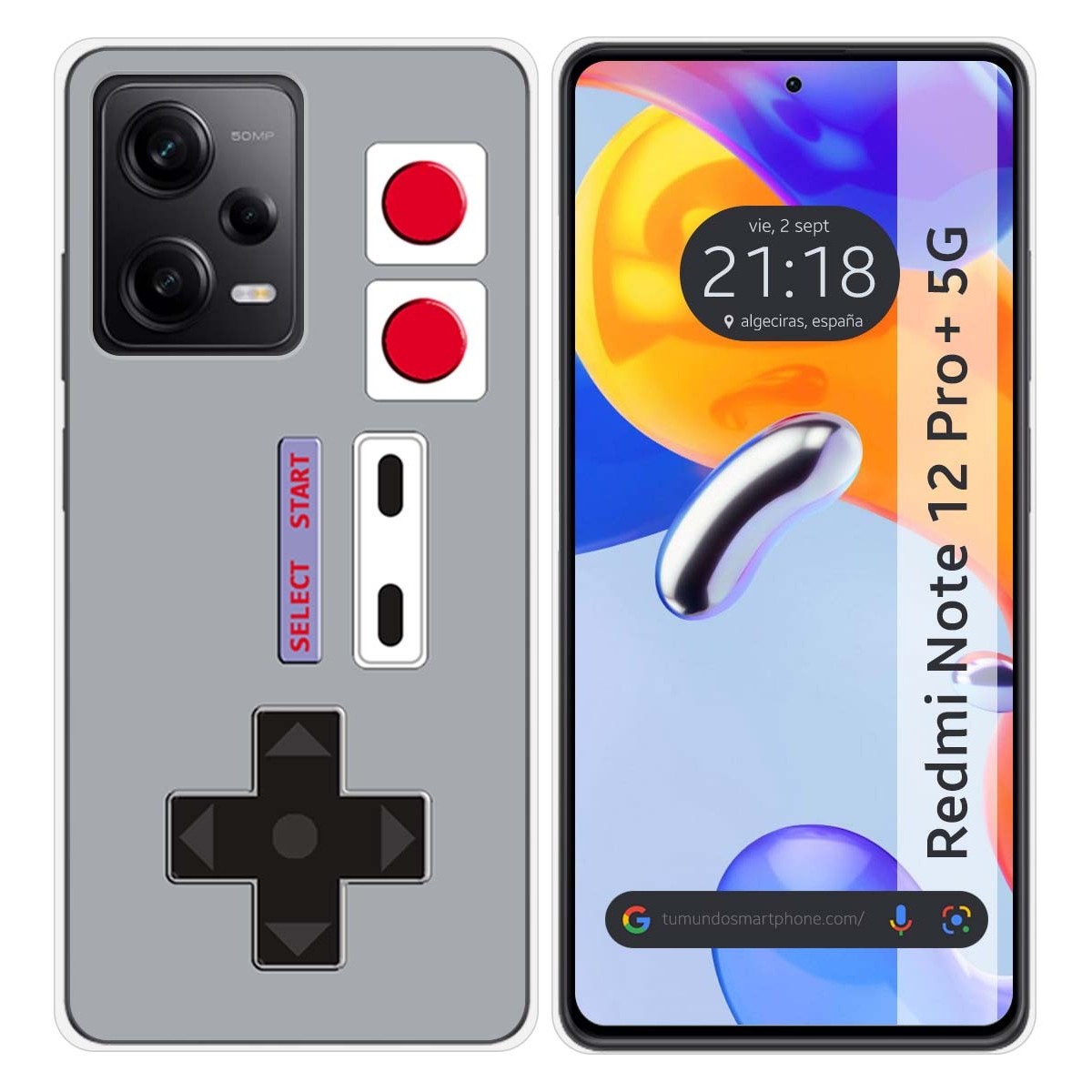 Funda Silicona compatible con Xiaomi Redmi Note 12 Pro+ Plus 5G diseño Consola Dibujos