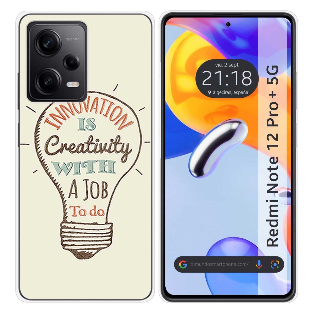 Funda Silicona compatible con Xiaomi Redmi Note 12 Pro+ Plus 5G diseño Creativity Dibujos