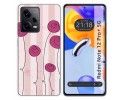 Funda Silicona compatible con Xiaomi Redmi Note 12 Pro+ Plus 5G diseño Flores Vintage Dibujos