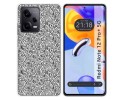 Funda Silicona compatible con Xiaomi Redmi Note 12 Pro+ Plus 5G diseño Letras Dibujos
