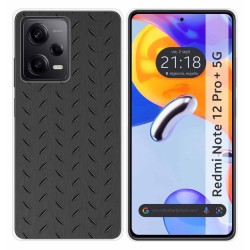Funda Silicona compatible con Xiaomi Redmi Note 12 Pro+ Plus 5G diseño Metal Dibujos