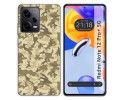 Funda Silicona compatible con Xiaomi Redmi Note 12 Pro+ Plus 5G diseño Sand Camuflaje Dibujos
