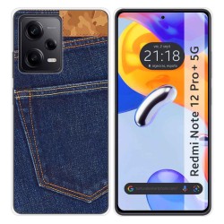 Funda Silicona compatible con Xiaomi Redmi Note 12 Pro+ Plus 5G diseño Vaquero Dibujos