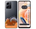 Funda Silicona Transparente compatible con Xiaomi Redmi Note 12 4G diseño Bufalo Dibujos