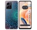Funda Silicona Transparente compatible con Xiaomi Redmi Note 12 4G diseño Mandala Dibujos