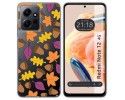 Funda Silicona Transparente compatible con Xiaomi Redmi Note 12 4G diseño Otoño Dibujos