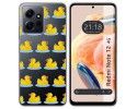 Funda Silicona Transparente compatible con Xiaomi Redmi Note 12 4G diseño Pato Dibujos