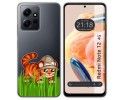 Funda Silicona Transparente compatible con Xiaomi Redmi Note 12 4G diseño Tigre Dibujos