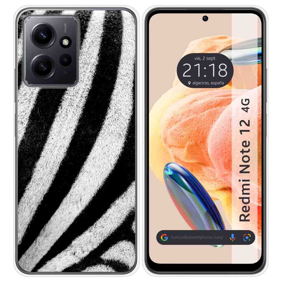 Funda Silicona compatible con Xiaomi Redmi Note 12 4G diseño Animal 02 Dibujos