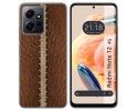 Funda Silicona compatible con Xiaomi Redmi Note 12 4G diseño Cuero 01 Dibujos