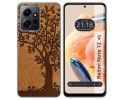 Funda Silicona compatible con Xiaomi Redmi Note 12 4G diseño Cuero 03 Dibujos