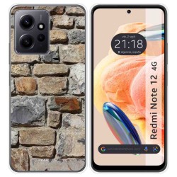 Funda Silicona compatible con Xiaomi Redmi Note 12 4G diseño Ladrillo 03 Dibujos