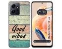 Funda Silicona compatible con Xiaomi Redmi Note 12 4G diseño Madera 01 Dibujos