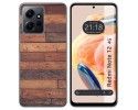 Funda Silicona compatible con Xiaomi Redmi Note 12 4G diseño Madera 03 Dibujos