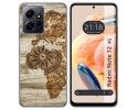 Funda Silicona compatible con Xiaomi Redmi Note 12 4G diseño Madera 07 Dibujos