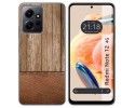 Funda Silicona compatible con Xiaomi Redmi Note 12 4G diseño Madera 09 Dibujos